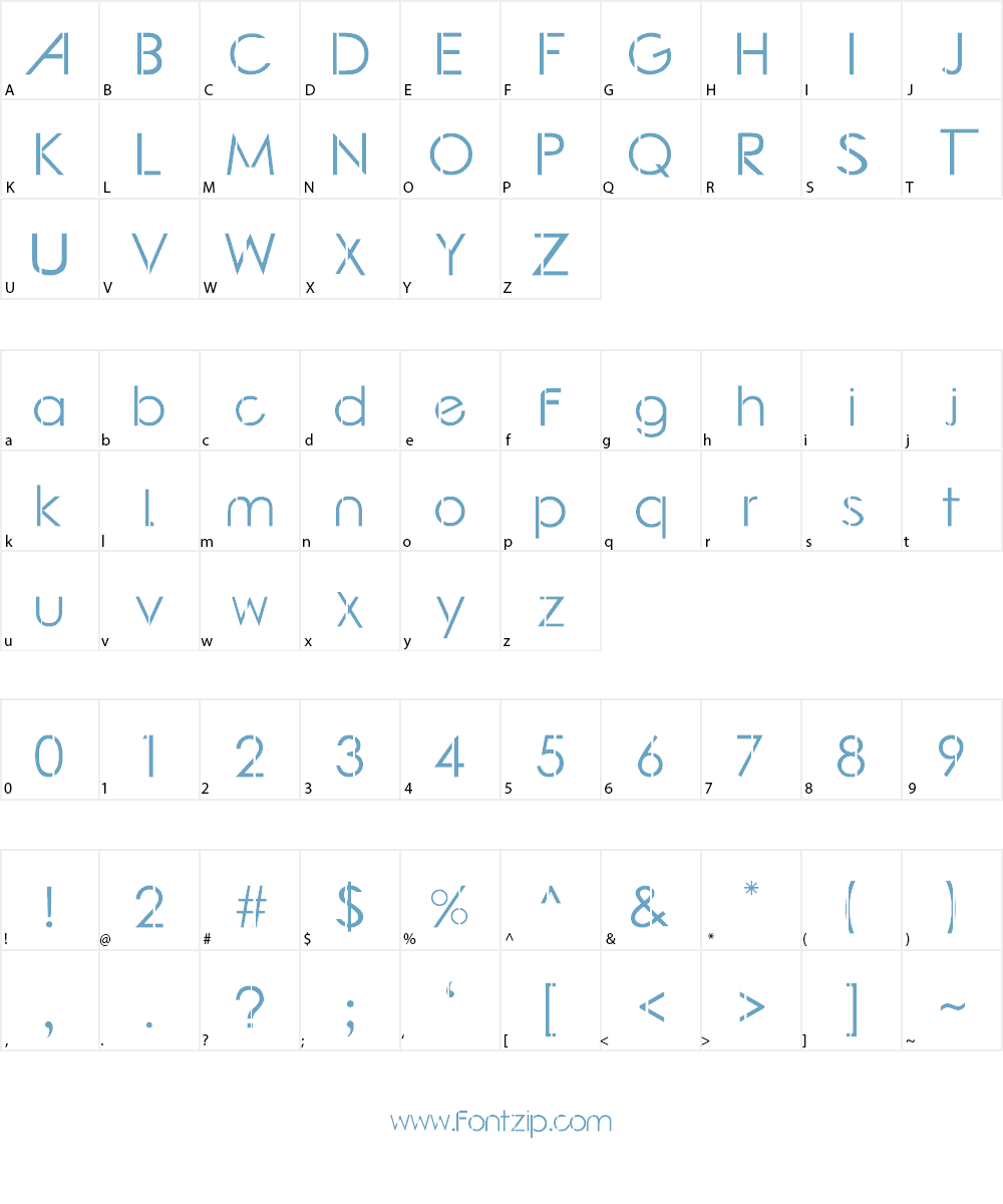 LJ Studios GF Font Character